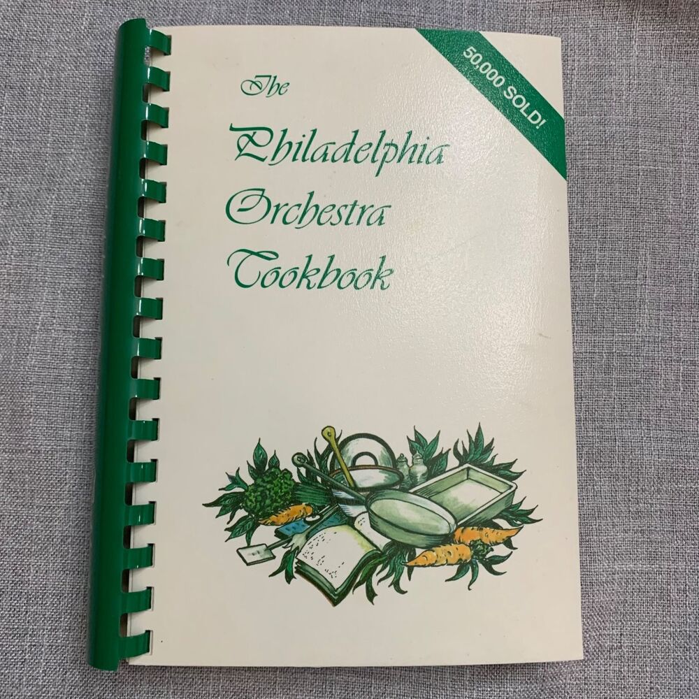 The Philadelphia Orchestra Cookbook 1980s edition with classic dishes